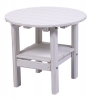 White Cottage Classic Round Side Table 24"